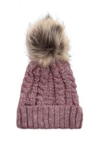 Lovely Winter Hat with a Fluffy Pompom - new/with tags + matching gloves available