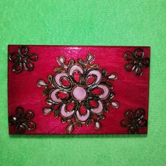 Hand Carved Wooden Trinket Box