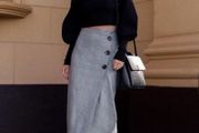 Wrap style skirt ZARA new