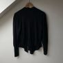 Part Two Black Tie Front Knit Cardigan Image 5