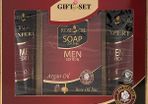 Aftershave Balm Argan and Rose Oil Gift Set for Men