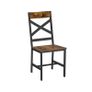 Dining Chairs, Set of 2  industrial brown Image 2