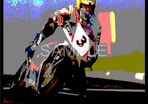 Joey Dunlop North West 200 1999 Art Poster Print