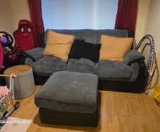 3 and 2 seater plus footstool