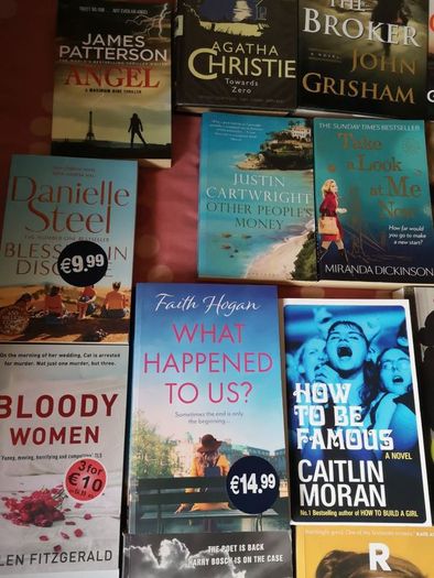 Various Novel Books X5 Mix & Match