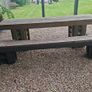 Garden table and bench Image 2