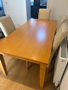 BeechWood Dining Table & 6 Chairs