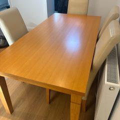 BeechWood Dining Table & 6 Chairs