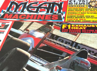 Sega Mean Machines Magazine Issue APR No.19 - F1 - 1992