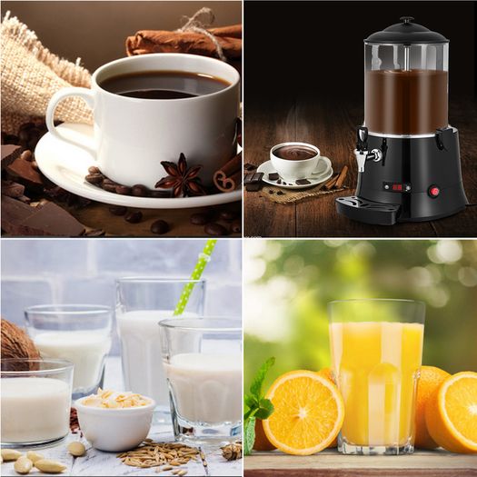BRAND NEW 10L Electric Hot Chocolate Heater Melting Machine 400W Automatic Milk Mixer Warmer for Coffee Other Beverages Commercial