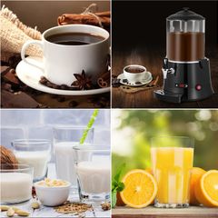 BRAND NEW 10L Electric Hot Chocolate Heater Melting Machine 400W Automatic Milk Mixer Warmer for Coffee Other Beverages Commercial