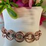 Tesoro 925 Sterling Silver Textured Link Bracelet Brand New in Box Image 2