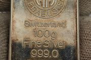 Argor Heraeus SA Switzerland 100 Grams Fine Silver 999.0 Melter Asseyer