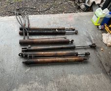6 x  various hydraulic arms