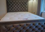 New Classic Upholstered Bed Frame Single, Double & King Size Options