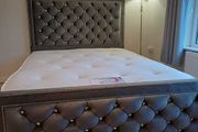 New Classic Upholstered Bed Frame Single, Double &amp; King Size Options