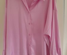 Ladies long silk blouse