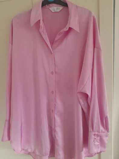 Ladies long silk blouse