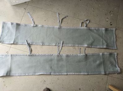 Breathable Baby mesh cot bumpers x 2