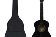 Classical Guitar for Beginner and Kid with Bag Black 1/2 34"