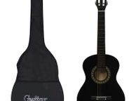 main image for ad Classical Guitar for Beginner and Kid with Bag Black 1/2 34"