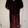 Stunning plum colour velvet Reformation dress Image 2