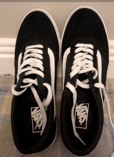 black and white vans