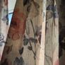 Curtains. Pink blue. Linen look Image 2