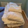 Duvet, duvet cover, and two pillows with pillowcases Image 2