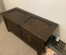 Antique Solid Oak Dutch Chest/Coffer