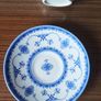 Vintage "Queen's Ingrid" cups with Blue and White floral design with matching saucers  made in England Image 3