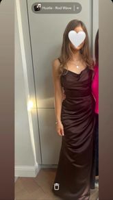 JJ's House Brown Arsala Dress