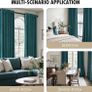 Thick Velvet Curtains for Bedroom 2 Panel Set, Elegant Home Decor Image 4