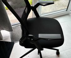 black desk chair