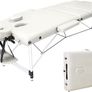 Portable Massage Bed Table - 3-Section Aluminium Foldable Beauty Couch for Reiki Therapy Treatment Salon Healing - Metal Headrest Support/with Carry Bag (FREE SHIPPING) Image 3