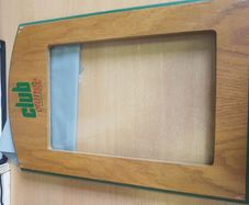 Vintage Club Orange Menu Holder