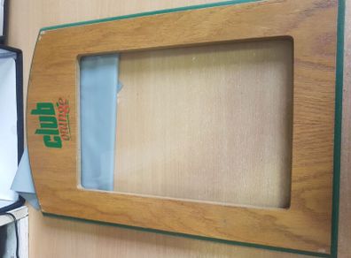 Vintage Club Orange Menu Holder