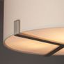 Semi-flush 3 bulb ceiling light Image 5