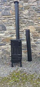 Wood stove and firewood