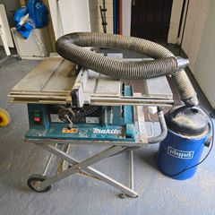 Makita saw on bench