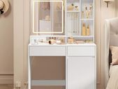 Dressing table with LED lighting 90 cm wide