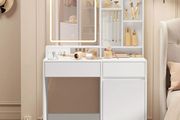 Dressing table with LED lighting 90 cm wide