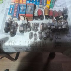 Lot 44 Old Radio Tube Valves Boxed and unboxed