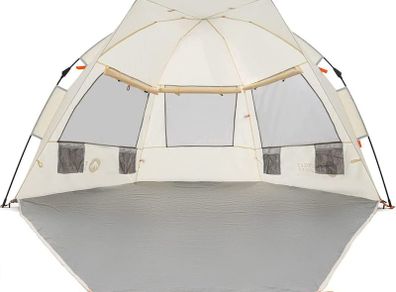 Outdoors Instant Shader Extended Easy Up Beach Tent Sun Shelter - Extended Zippered Porch Included