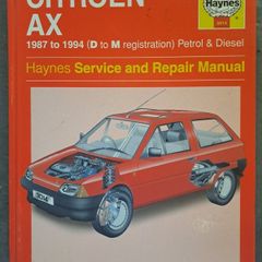 Citoen AX workshop manual
