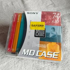Sony 74 Minute MiniDisc 10 Pack - Sealed +case