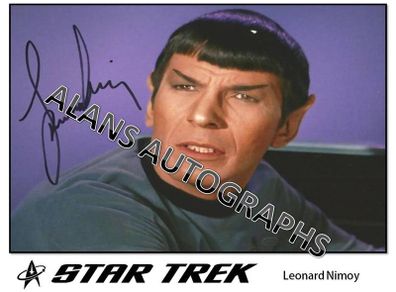 Star Trek  Leonard Nimoy's Autograph