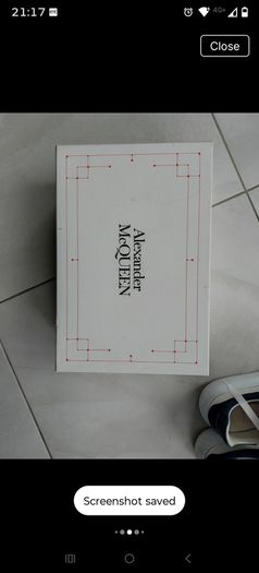 Alexander McQueen Oversized Leather Sneakers
