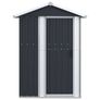 Garden Shed Anthracite 126x97.5x177 cm Galvanised Steel Image 6