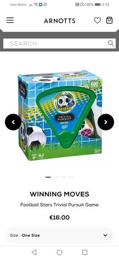 Trivial pursuit bite size football